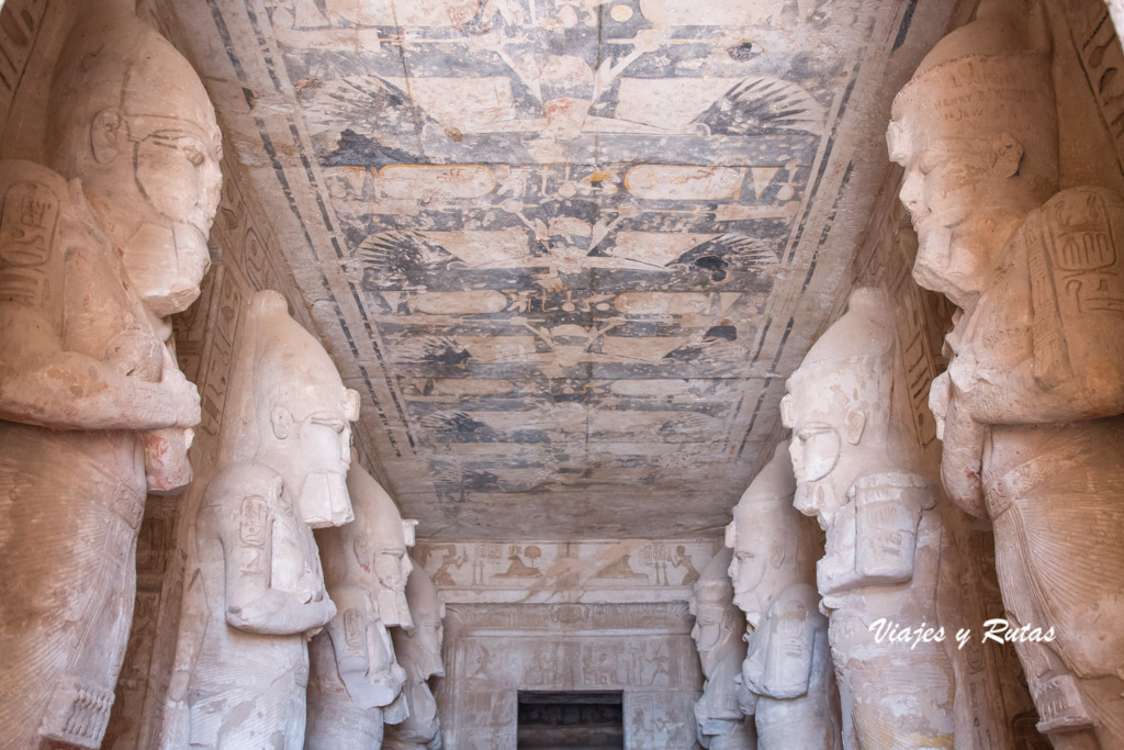 Interior del templo de Ramses II, Abu Simbel