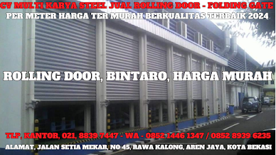 GAMBAR, DAFTAR, HARGA, ROLLING DOOR, PER METER, MURAH, BINTARO, 2024