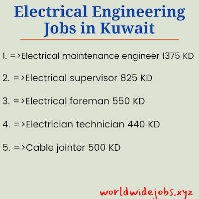 Electrical Engineering Jobs in Kuwait