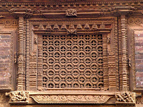 Woodcarving of Nepal, window