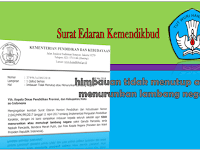 Surat Edaran Kemendikbud tentang himbauan tidak menutup atau menurunkan lambang negara