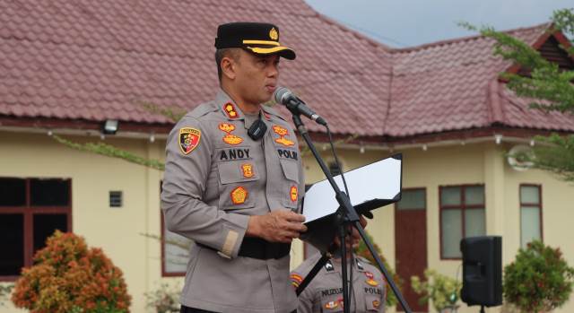 Wujudkan Pam Swakarsa Mandiri, Polres Aceh Timur Gelar Apel Satkamling