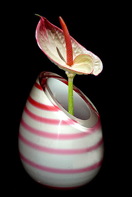 Handmade crystal glass vase, Modern Vase, Vase, Handcraft, Unique, Homemade handicraft