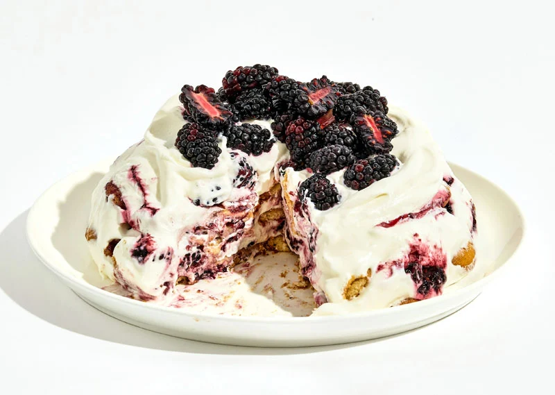 Blackberry Icebox Cake