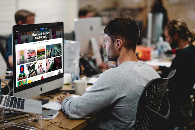 laptop, web way online
