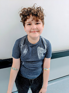 Dan Jon looking sad after his blood test in 2019