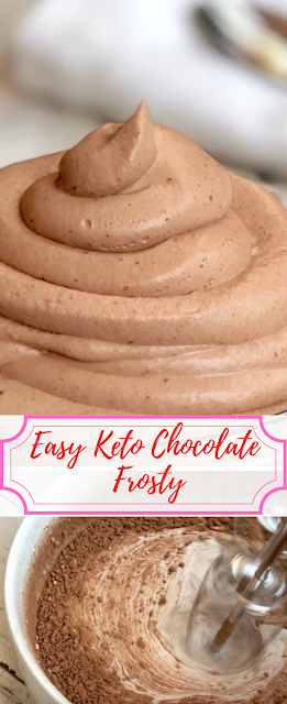 Easy Keto Chocolate Frosty