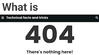 What is 404 error page not found means in website