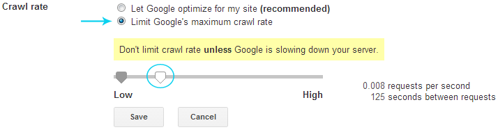 crawl rate