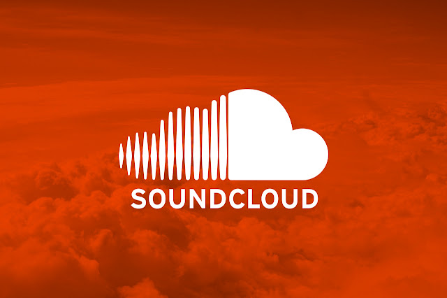 Soundcloud Logo With Clouds Background