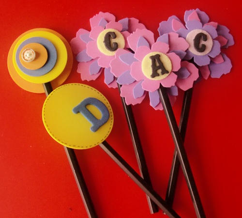 decorated pencil gift craft children