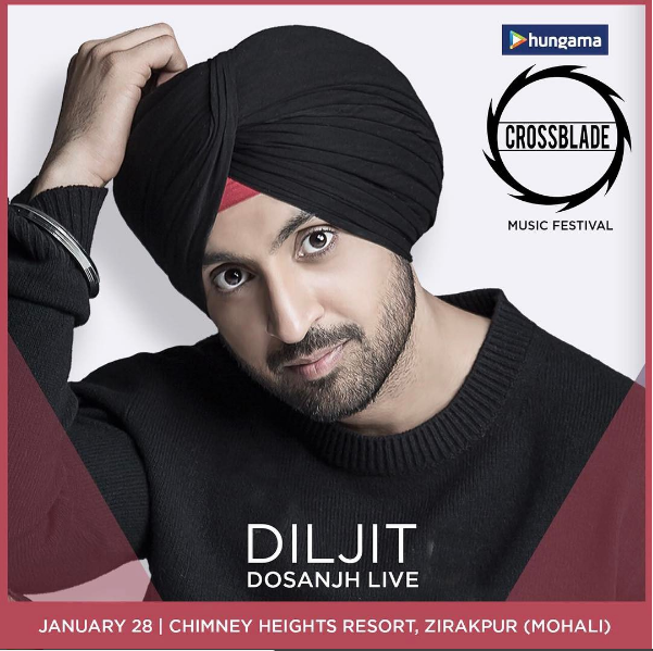 Diljit Dosanjh, Nucleya, Harrdy Sandhu and more gear up to perform at largest Punjabi music festival - Hungama Crossblade 2017