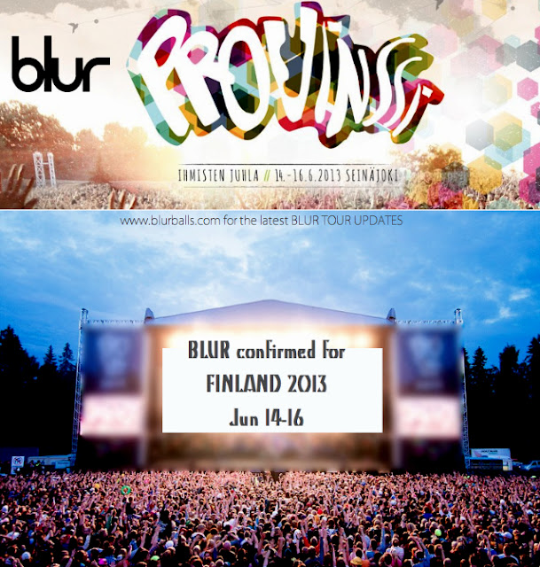 blur provinssirock festival 2013, blur finland 2013, provinssirock 2013 blur lineup, blur finland gig 2013, provinssirock lineup 2013