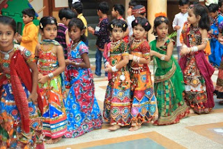 Navratri Celebration at Amrut School in Ahmedabad