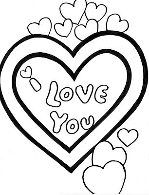 Love Coloring Pages for Kids