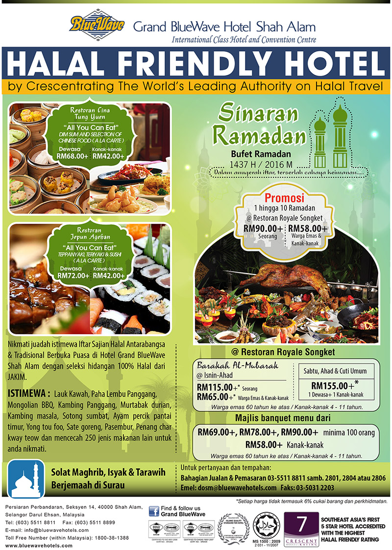 Senarai Buffet Ramadhan Shah Alam 2016 - MySemakan