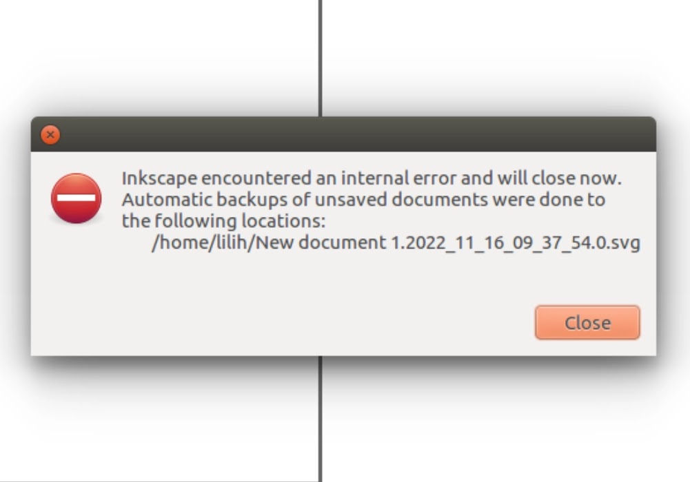 Cara mengatasi inkscape tidak bisa import gambar JPG/JPEG/PNG dll.