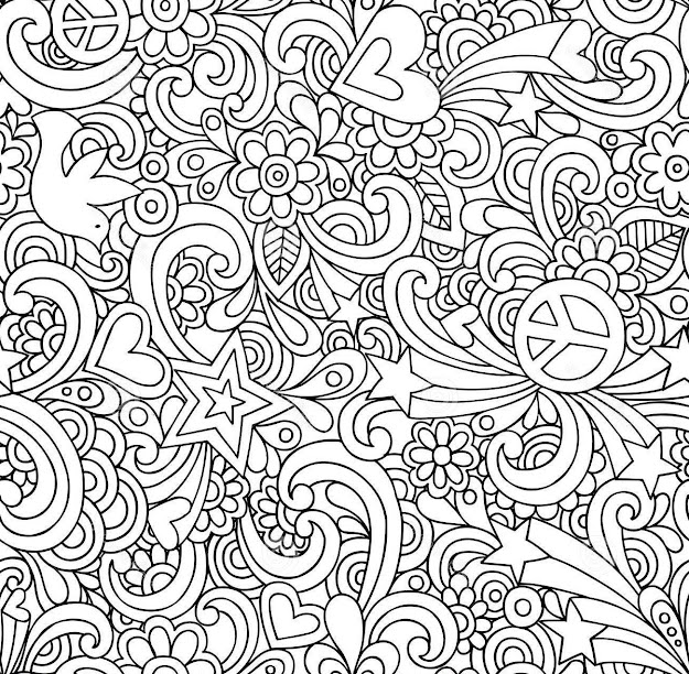 Abstract Coloring Pages For