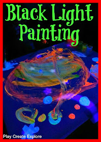 Glow in the Dark Painting with a Blacklight