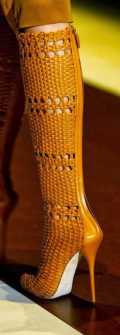 Gucci Woven Boots