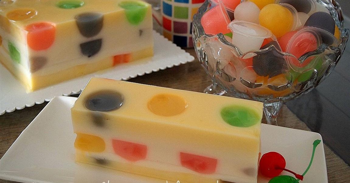 Puding Polkadot Fruit Jelly ~ Blog Kakwan