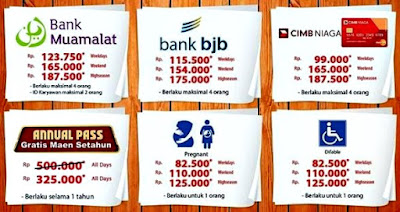 PROMO Jungleland Sentul Mei 2018 Bank