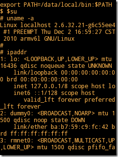 Android terminal emulator running on superuser privileges Android terminal emulator running on superuser privileges