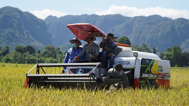 Mentan Dorong Petani Pangkep 3 Kali Tanam Dalam Semusim