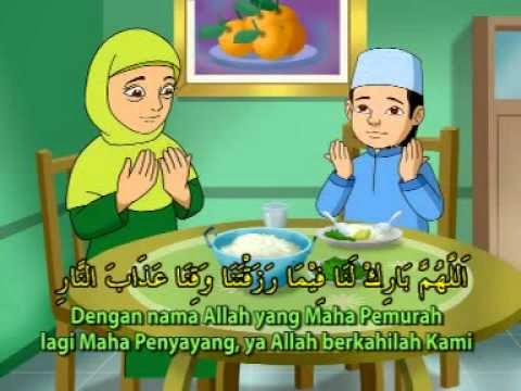 Doa mau makan dan minum (Sebelum makan) dan doa ketika lupa baca doa