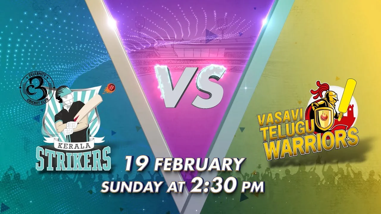 C3 Kerala Strikers vs Telugu Warriors 3rd Match 2023 Match Time, Squad, Players list and Captain, C3 Kerala Strikers vs Telugu Warriors, 3rd Match Squad 2023, Celebrity Cricket League 2023.