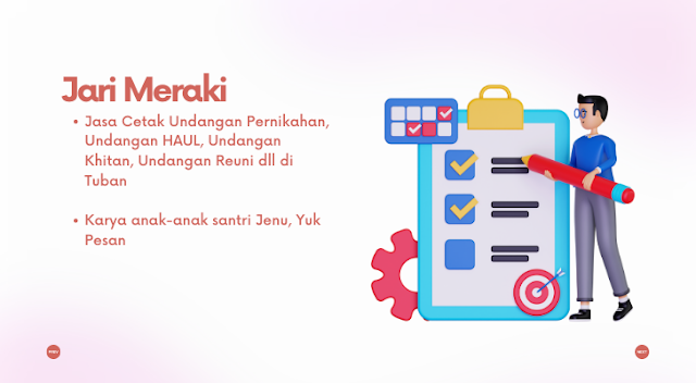 Jari Meraki, Usaha karya anak-anak Santri bangkitkan Usaha Mandiri