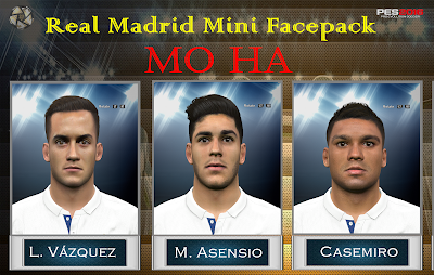 PES 2016 Real Madrid Mini facepack