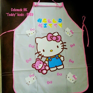 Apron Masak Hello Kitty Murah Grosir Ecer Teddy Toko 