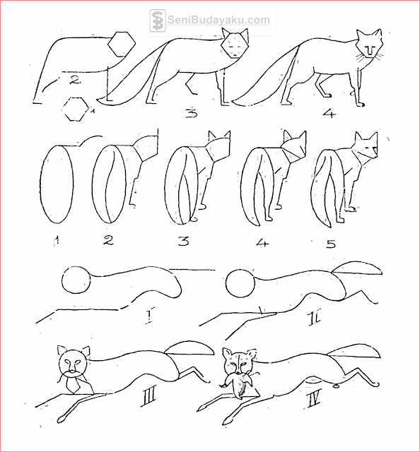 15 Cara Menggambar Hewan  yang Mudah Seni Budayaku