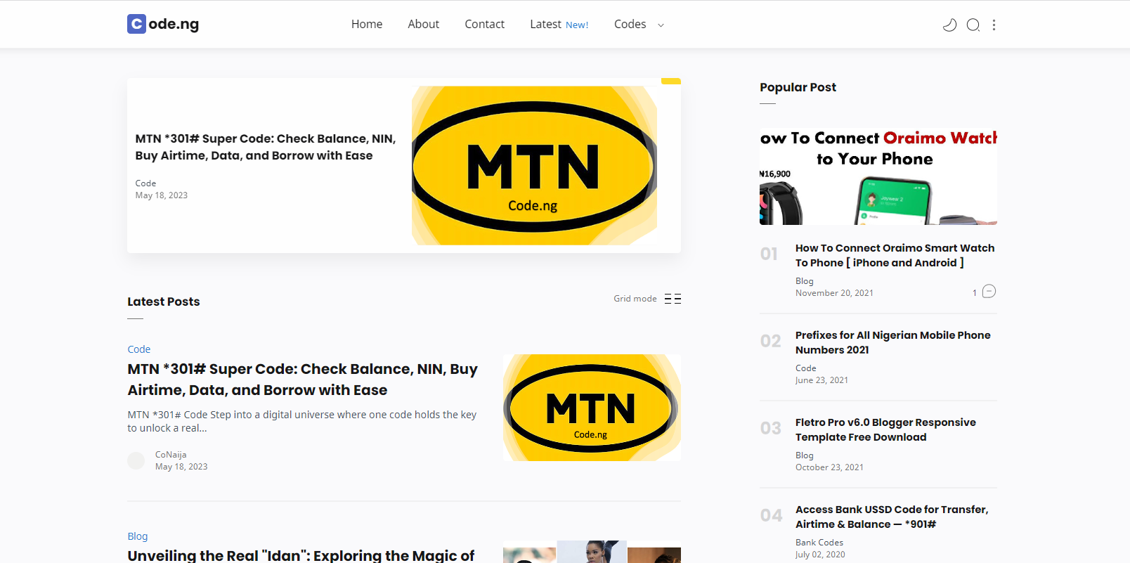 Fletro Pro Blogger Template Free Download