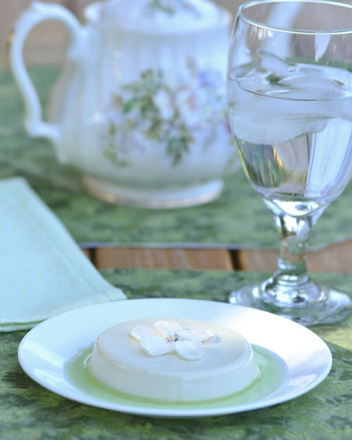 Apple Mint Panna Cotta