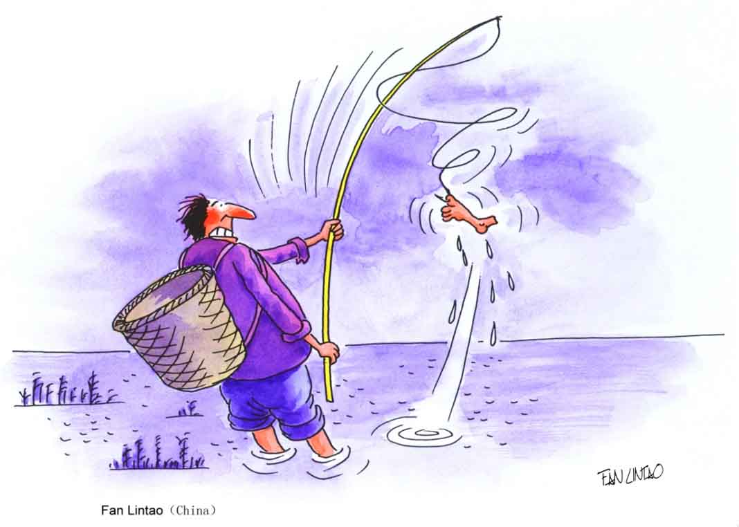 Egypt Cartoon .. Cartoon by Fan Lintao - China