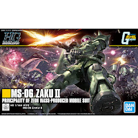 Bandai HG 1/144 MS-06 ZAKU II Color Guide & Paint Conversion Chart