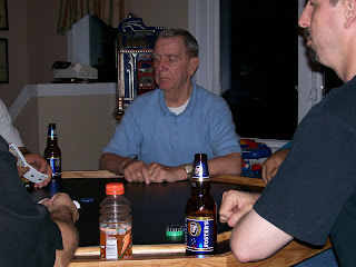 Mr. C playes poker