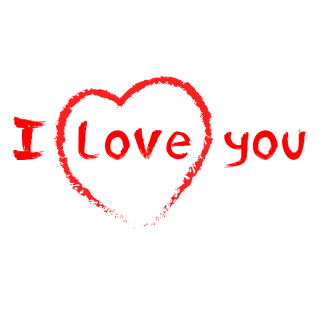 "I love you" "Loving you forever" Valentine's Day quote free download PNG Clipart Image with Transparent Background