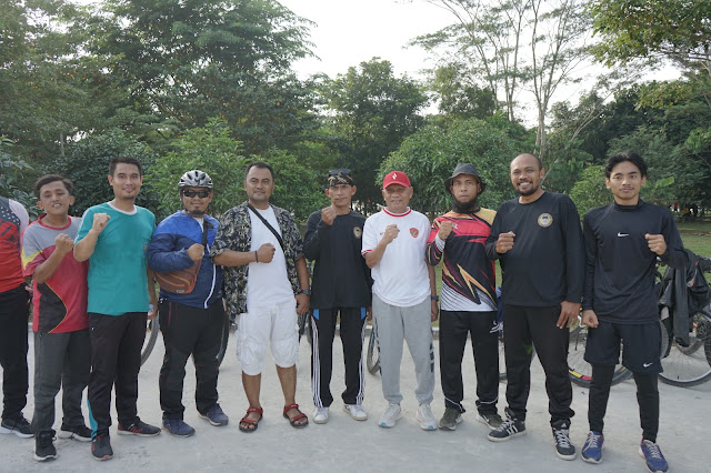 Bupati Bersama Ketua TP PKK Kabupaten Asahan Hadiri Car Free Day