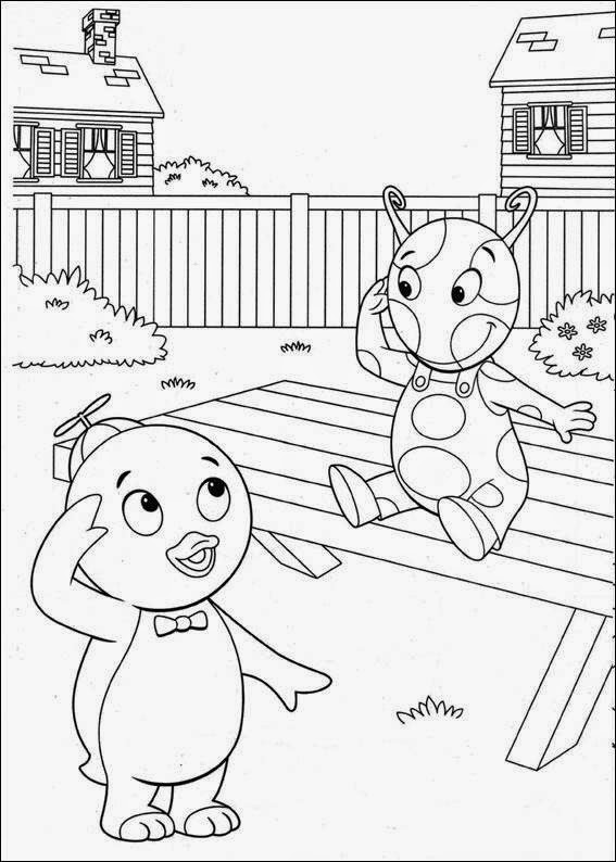 Backyardigans – Desenhos para Colorir e Imprimir