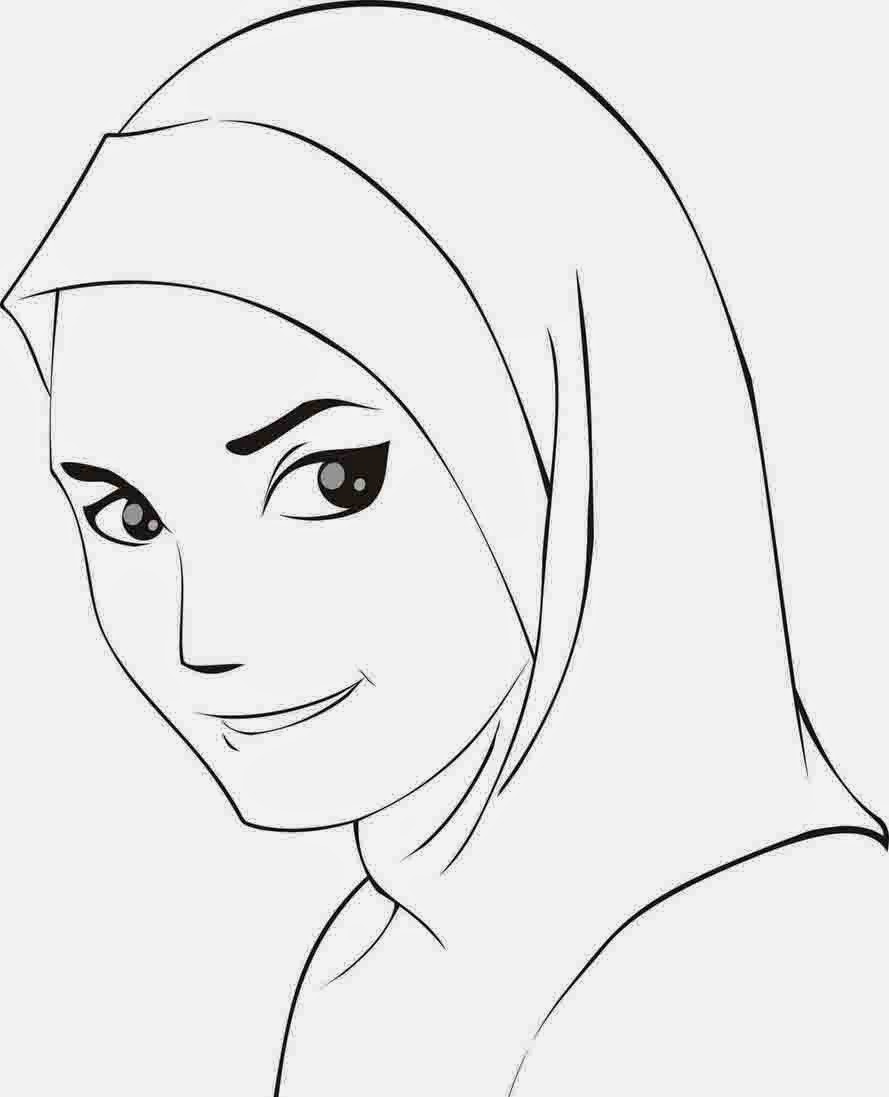  Gambar  Animasi Dp Bbm Wanita Muslimah Terlengkap Display 