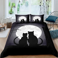 Ropa de cama de gatos