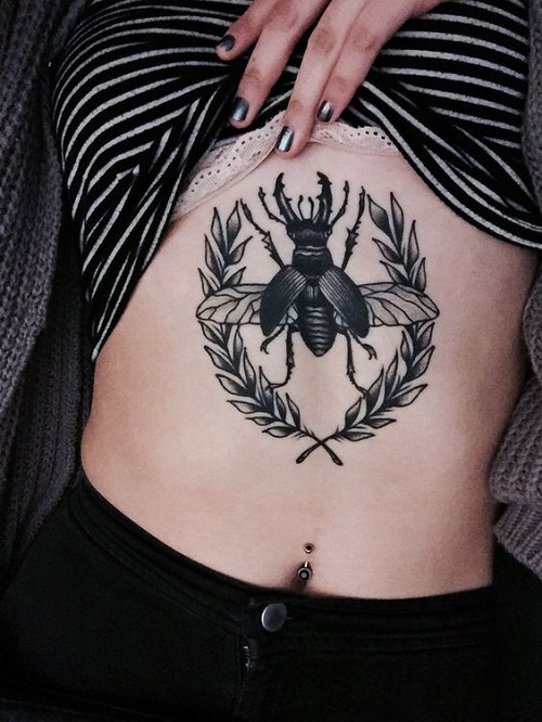 Inseto que Deixa o Estômago Tatuagens