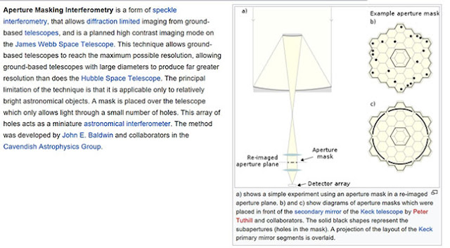 Counterintuitive approach of non-redundant masking to improve resolution (Source: Wikipedia AMI)