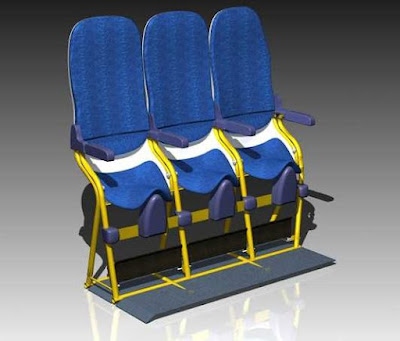 New Airplane Seat Design “SkyRider”, Helps Low Cost Airlines To Fly More People