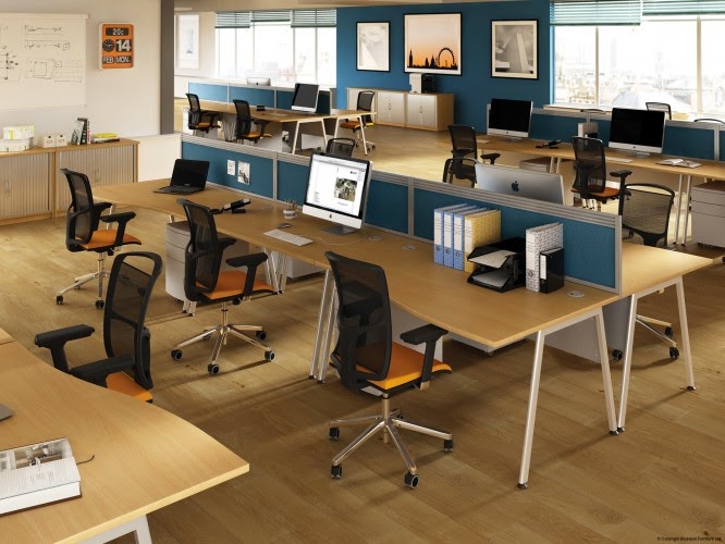 A4 Bluespot Desks