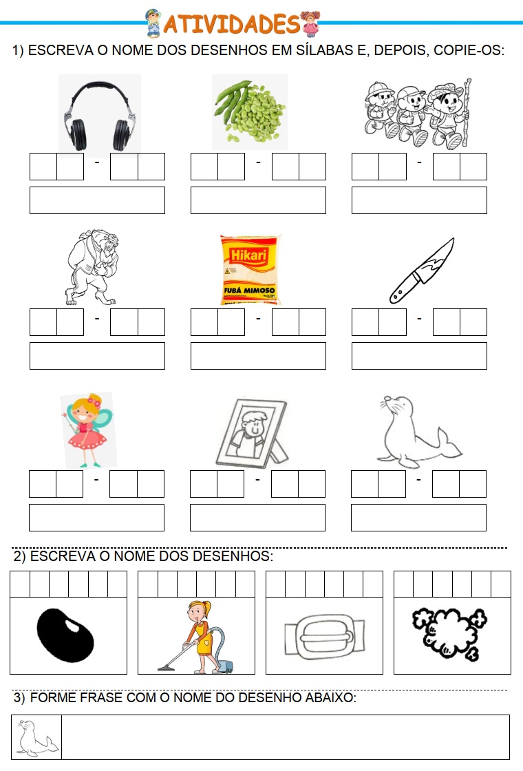 Atividade Fa Fe Fi Fo Fu Para Alfabetização Para Imprimir  Atividades de  alfabetização, Atividades alfabetização e letramento, Atividades de silabas