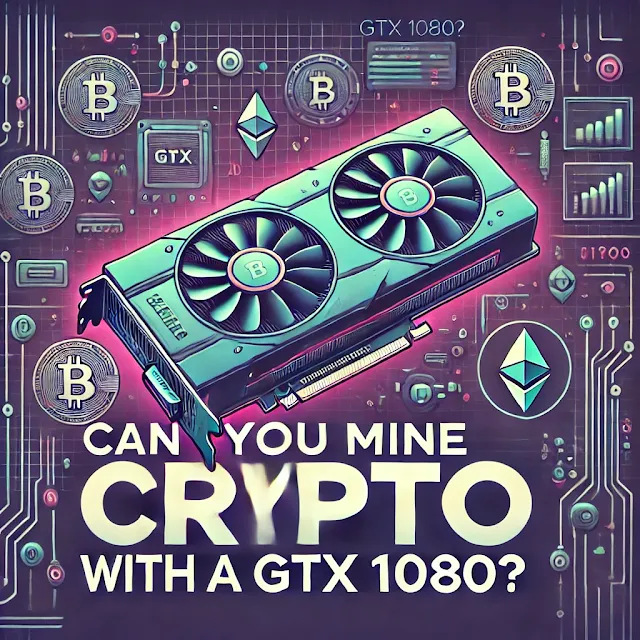GTX 1080 graphics card used for crypto mining setup.